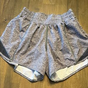 Lululemon Gray Women's Athletic running Shorts 2 tall